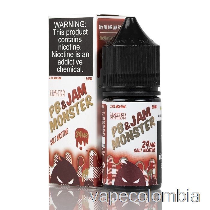 Vape Desechable Fresa - Pb Y Mermelada Monster Sales - 30ml 24mg